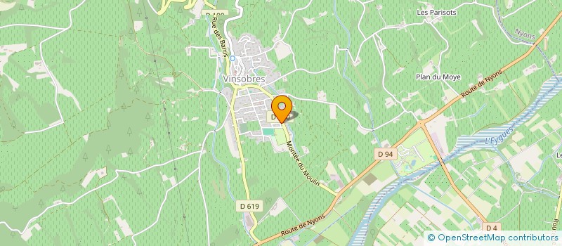 localisation de l'entreprise MONSIEUR SERGE ESCONJAUREGUY  VINSOBRES