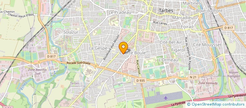 localisation de l'entreprise MONSIEUR SERGE ESPERBE à TARBES