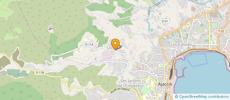 localisation de l'entreprise MONSIEUR SERGE ETIENNE à AJACCIO