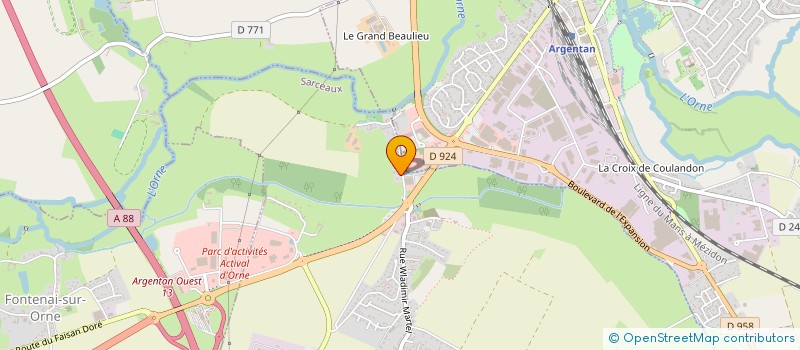 localisation de l'entreprise MONSIEUR SERGE ETIENNE à SARCEAUX
