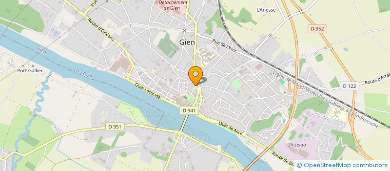 localisation de l'entreprise MONSIEUR SERGE EVANGELISTA à GIEN