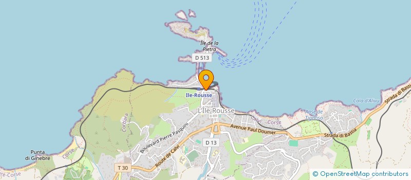 localisation de l'entreprise MONSIEUR SERGE EYMARD à L'ILE-ROUSSE
