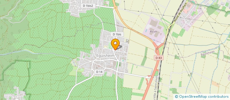 localisation de l'entreprise MONSIEUR SERGE FABBIAN  EGUISHEIM