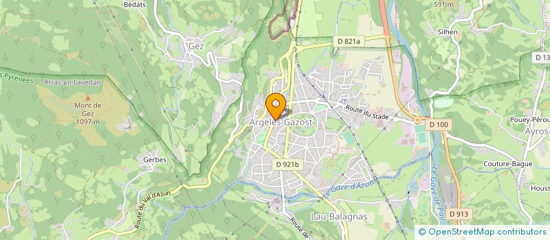 localisation de l'entreprise MONSIEUR SERGE FADELLI à ARGELES-GAZOST