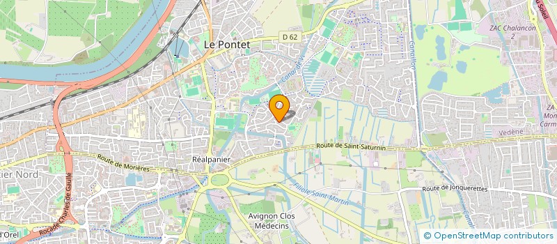 localisation de l'entreprise MONSIEUR SERGE FAGES  LE PONTET