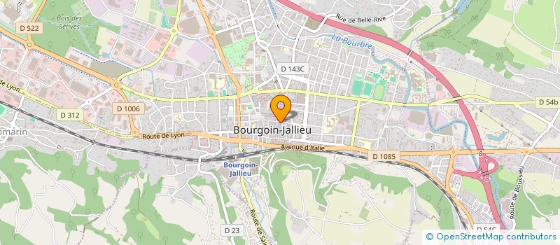 localisation de l'entreprise MONSIEUR SERGE FAIOLA à BOURGOIN-JALLIEU