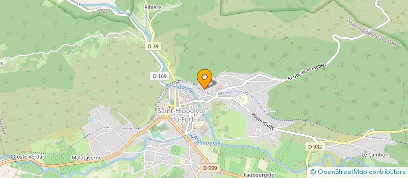 localisation de l'entreprise MONSIEUR SERGE FAISSE  SAINT-HIPPOLYTE-DU-FORT