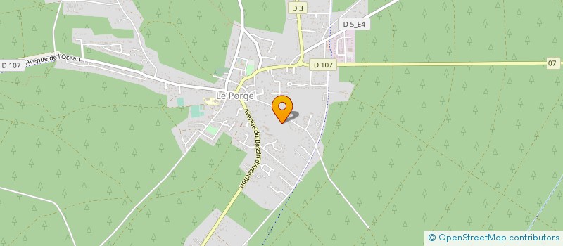 localisation de l'entreprise MONSIEUR SERGE FARNAULT à LE PORGE