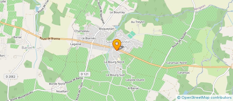 localisation de l'entreprise MONSIEUR SERGE FATIN  SAINT-QUENTIN-DE-BARON