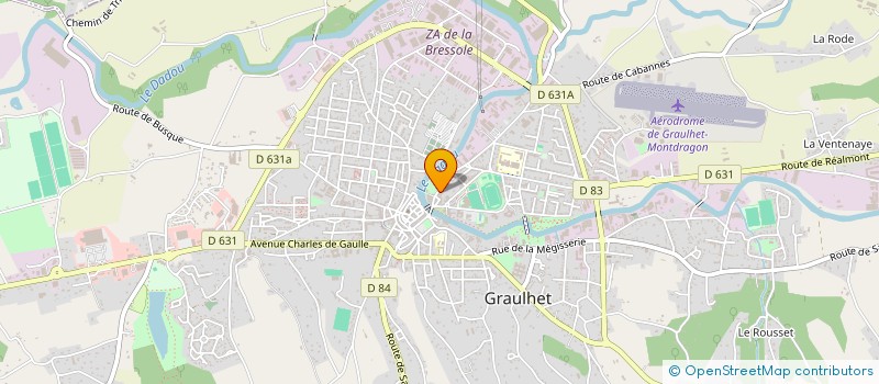 localisation de l'entreprise MONSIEUR SERGE FAUCHERON à GRAULHET