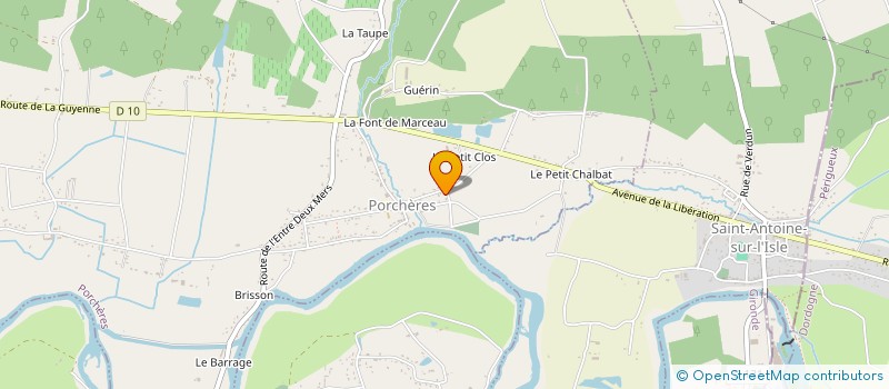 localisation de l'entreprise MONSIEUR SERGE FAURE  PORCHERES