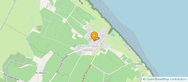 localisation de l'entreprise MONSIEUR SERGE FAVRE  SAINT-CHRISTOLY-MEDOC