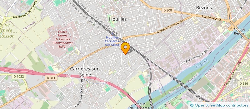 localisation de l'entreprise MONSIEUR SERGE FEIST  CARRIERES-SUR-SEINE