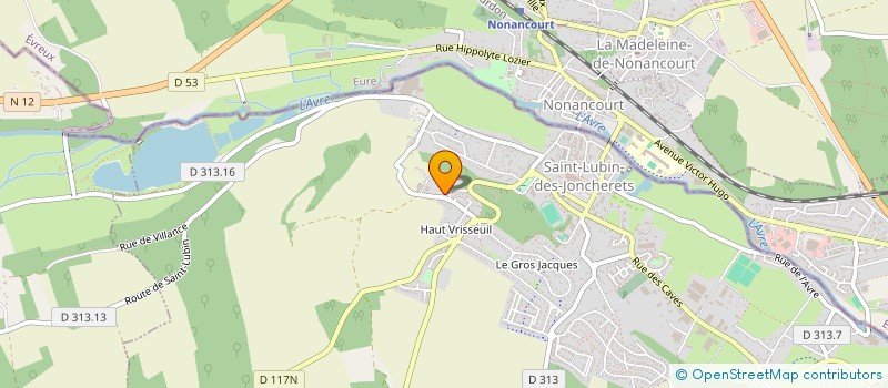 localisation de l'entreprise MONSIEUR SERGE FERET à SAINT-LUBIN-DES-JONCHERETS