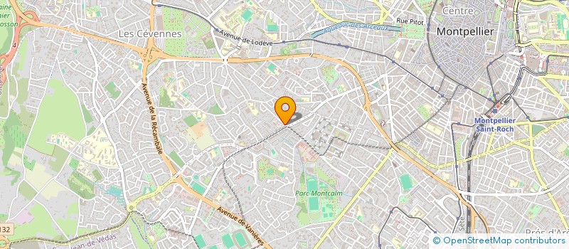 localisation de l'entreprise MONSIEUR SERGE FERRER à MONTPELLIER
