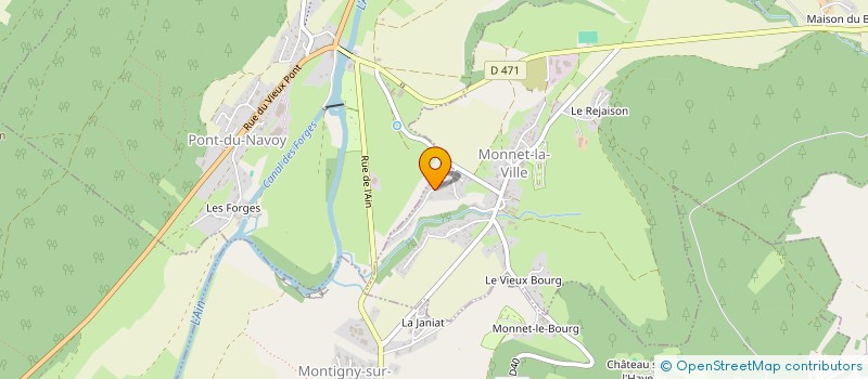 localisation de l'entreprise MONSIEUR SERGE FERREUX  MONNET-LA-VILLE