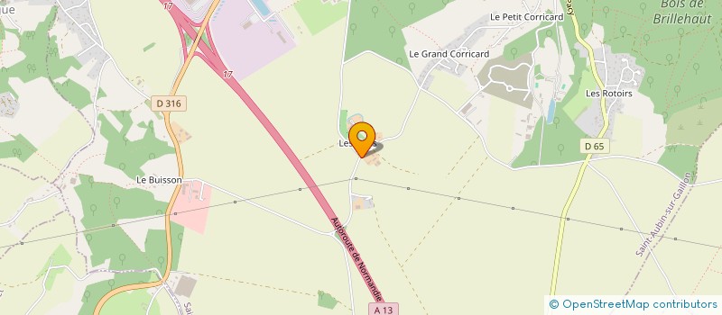 localisation de l'entreprise MONSIEUR SERGE FEUGUERAY  SAINT-AUBIN-SUR-GAILLON