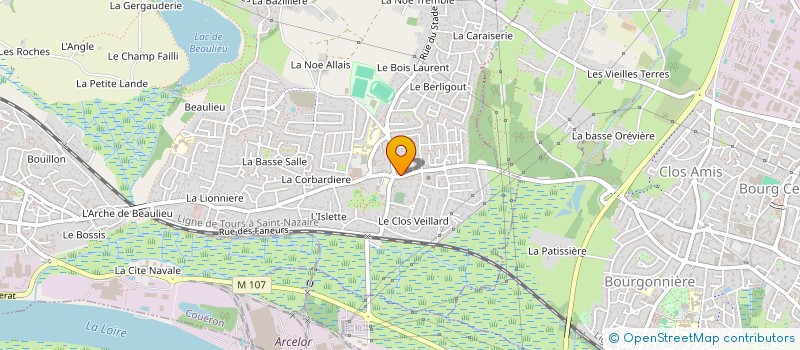 localisation de l'entreprise MONSIEUR SERGE FILIMONOFF à COUERON