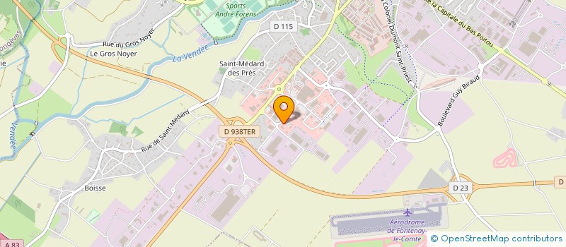 localisation de l'entreprise MONSIEUR SERGE FILLONNEAU à FONTENAY-LE-COMTE