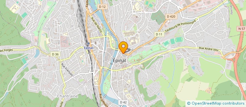 localisation de l'entreprise MONSIEUR SERGE FIMBRY à EPINAL