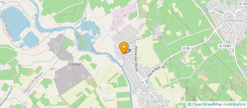 localisation de l'entreprise MONSIEUR SERGE FITER  LIGNAN-SUR-ORB