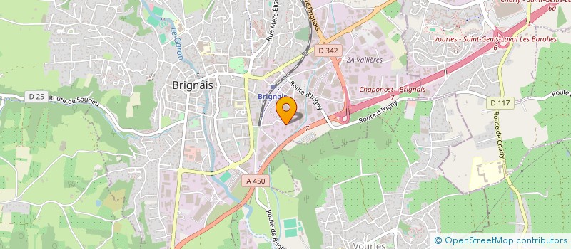 localisation de l'entreprise MONSIEUR SERGE FONTANA à BRIGNAIS