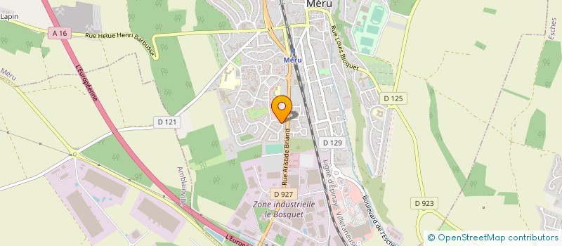 localisation de l'entreprise MONSIEUR SERGE FORGET  MERU