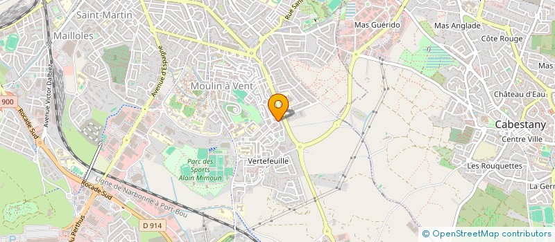 localisation de l'entreprise MONSIEUR SERGE FORGUES  PERPIGNAN