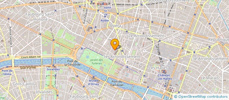 localisation de l'entreprise MONSIEUR SERGE FORTE à PARIS