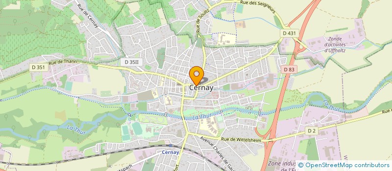 localisation de l'entreprise MONSIEUR SERGE FOUGERONT à CERNAY