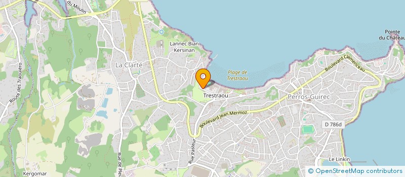 localisation de l'entreprise MONSIEUR SERGE FOUILLOUX  PERROS-GUIREC