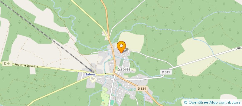 localisation de l'entreprise MONSIEUR SERGE FOURTEAU  SABRES