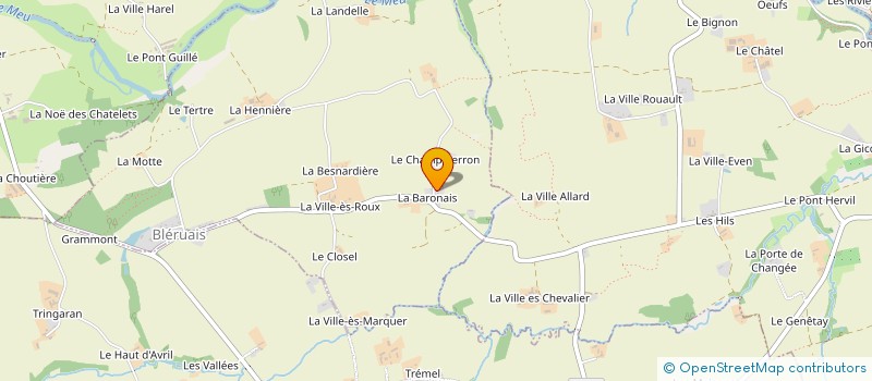 localisation de l'entreprise MONSIEUR SERGE FOUVILLE  BLERUAIS