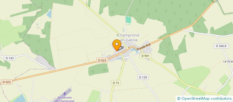 localisation de l'entreprise MONSIEUR SERGE FRAISSE à CHAMPROND-EN-GATINE