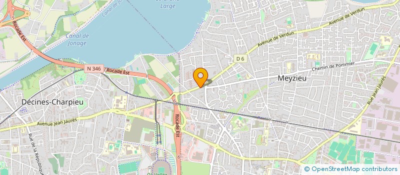 localisation de l'entreprise MONSIEUR SERGE FRANCON  MEYZIEU