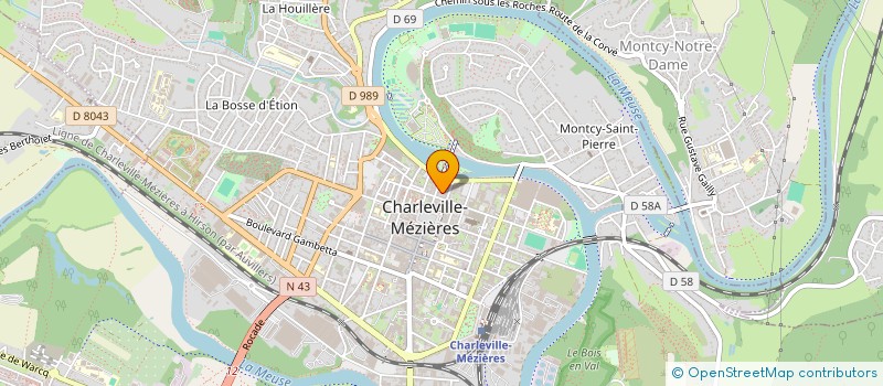 localisation de l'entreprise MONSIEUR SERGE FRECHET  CHARLEVILLE-MEZIERES