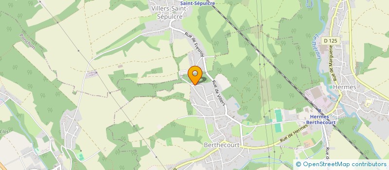 localisation de l'entreprise MONSIEUR SERGE FREITAS  BERTHECOURT