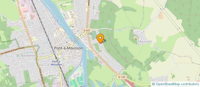 localisation de l'entreprise MONSIEUR SERGE FRISCA  PONT-A-MOUSSON