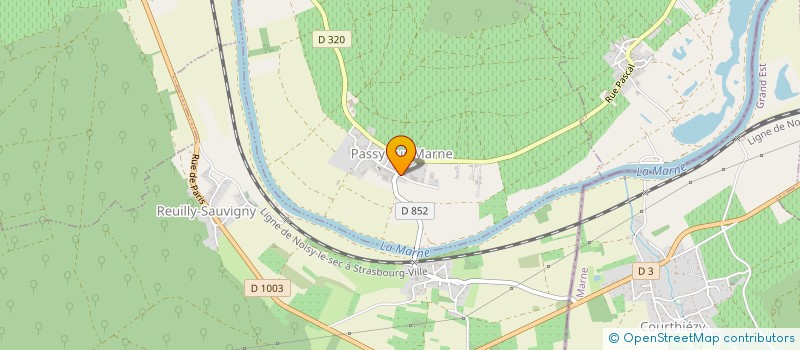 localisation de l'entreprise MONSIEUR SERGE FRITSCH  PASSY-SUR-MARNE