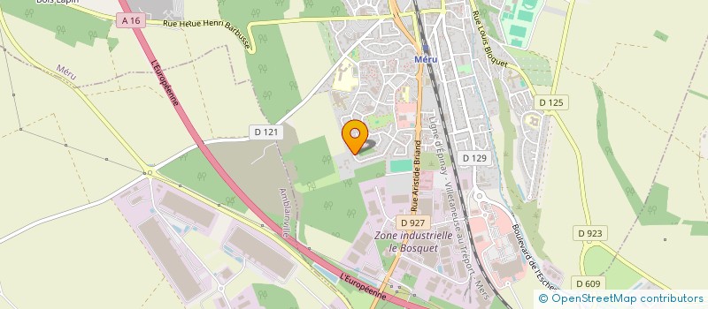 localisation de l'entreprise MONSIEUR SERGE FRUGIER  MERU