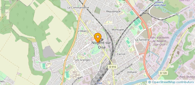 localisation de l'entreprise MONSIEUR SERGE GAGOURI  RANTIGNY