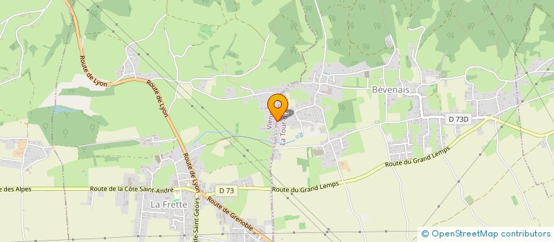 localisation de l'entreprise MONSIEUR SERGE GARBOUD-BILLOT  BEVENAIS