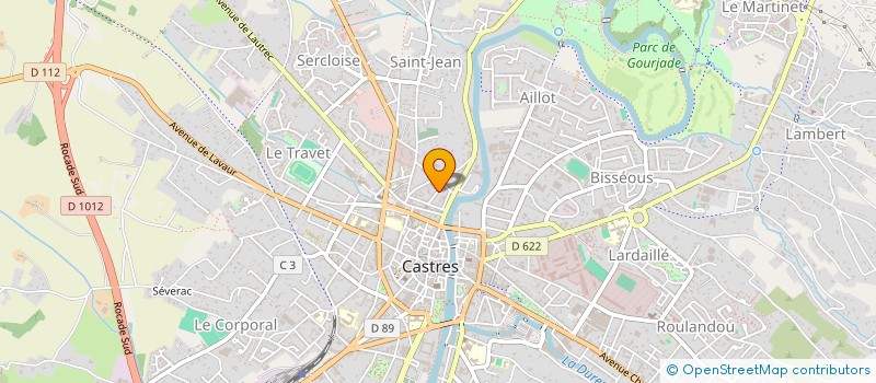 localisation de l'entreprise MONSIEUR SERGE GARCES  CASTRES