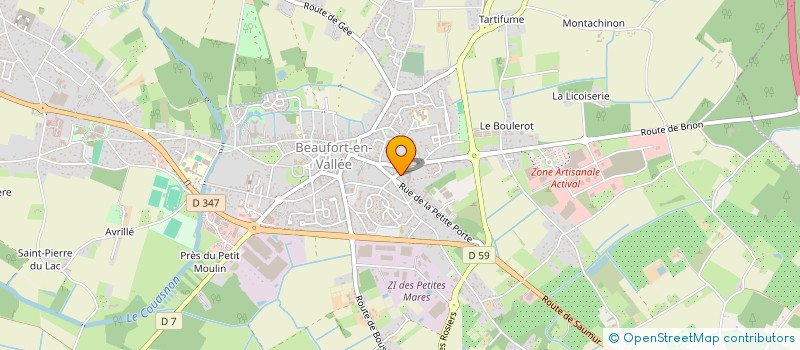 localisation de l'entreprise MONSIEUR SERGE GASNEREAU à BRISSAC LOIRE AUBANCE