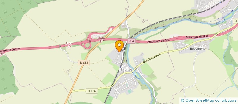 localisation de l'entreprise MONSIEUR SERGE GASPARD  HATRIZE