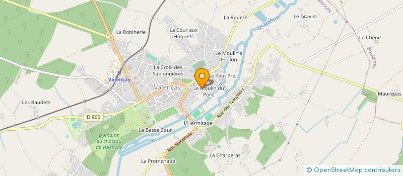 localisation de l'entreprise MONSIEUR SERGE GAU à VALENCAY