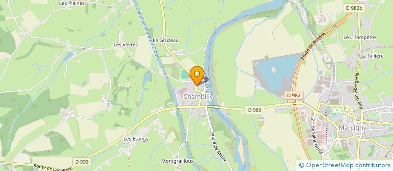 localisation de l'entreprise MONSIEUR SERGE GAUCHET  CHAMBILLY