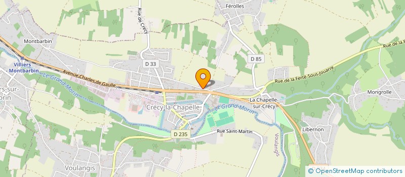 localisation de l'entreprise MONSIEUR SERGE GAUCI  CRECY-LA-CHAPELLE