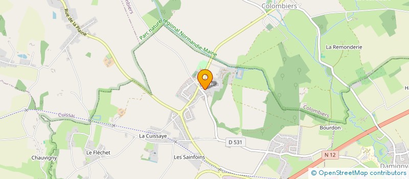 localisation de l'entreprise MONSIEUR SERGE GAUDRE à ECOUVES