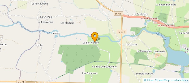 localisation de l'entreprise MONSIEUR SERGE GAULT à OMBREE D'ANJOU